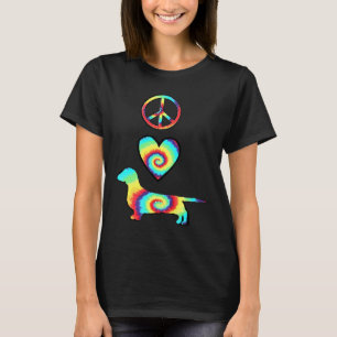 Peace Love Dachshunds T-shirt