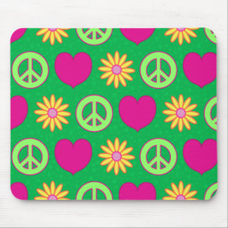 Peace Love Daisies Muismat