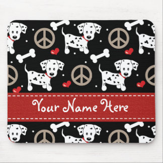 Peace Love Dalmatians Mousepad Muismat