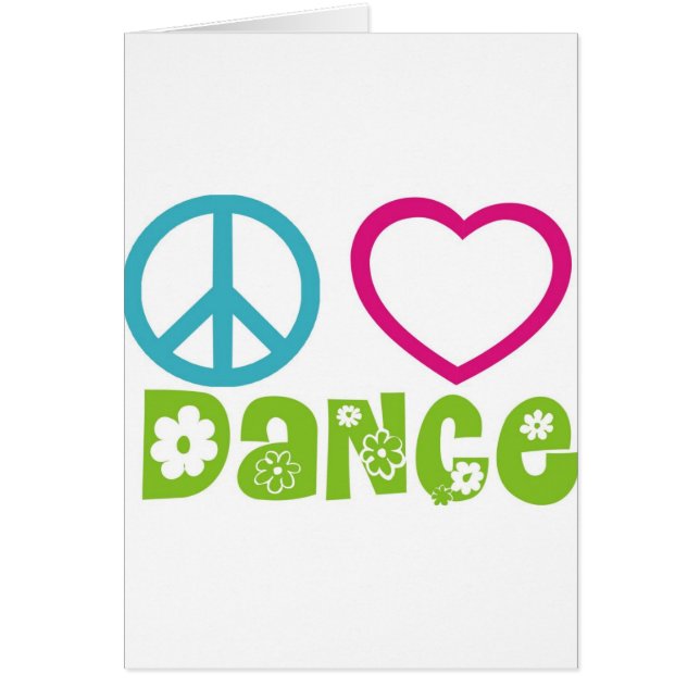 Peace Love Dance (Voorkant)