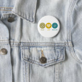 Peace Love Dentistry Ronde Button 5,7 Cm (In situ)
