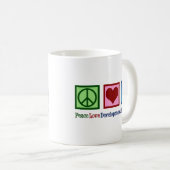 Peace Love Development Therapy Koffiemok (Voorkant rechts)