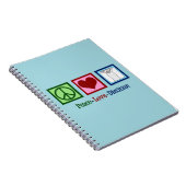 Peace Love Dietitian Notitieboek (Rechterzijde)