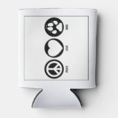 Peace Love Dogs Koelbox Blikjeskoeler (Voorkant)