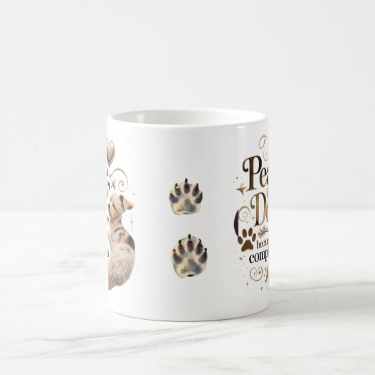 Peace, Love & Dogs Mug (Centre)
