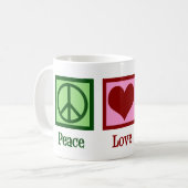 Peace Love Donkeys Koffiemok (Voorkant links)