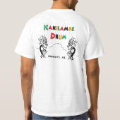 Peace, Love, Drum - Kakilambe Drum Logo Shirt (Achterkant)
