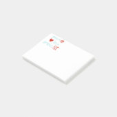 Peace Love Drums Post-it® Notes (Schuin)