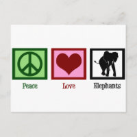 Peace Love Elephants