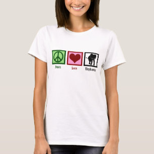 Peace Love Elephants T-shirt