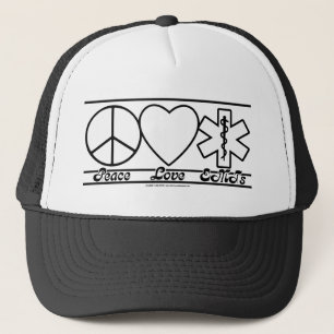Peace Love en EMT's Trucker Pet