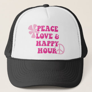 Peace Love en Happy Hour Trucker Pet