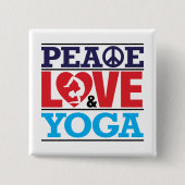 Peace, Love en Yoga Button (Voorkant)