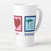 Peace Love Endoscopy Latte Mok (Rechterhoek)