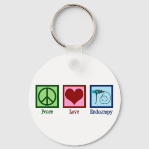 Peace Love Endoscopy Sleutelhanger