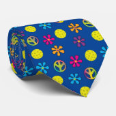 Peace Love et Pickleball Cravate (Roulé)