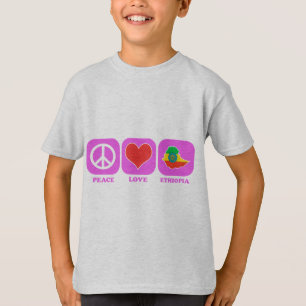 Peace Love Ethiopia T-shirt