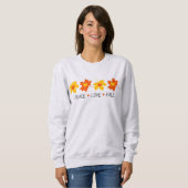 Peace Love Fall Sweatshirt confortable (Devant entier)