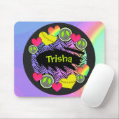 Peace Love Fastpitch Mousepad Muismat (Met muis)