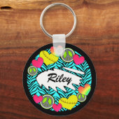 Peace Love Fastpitch Sleutelhanger (Voorkant)