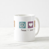 Peace Love Film Koffiemok (Voorkant rechts)