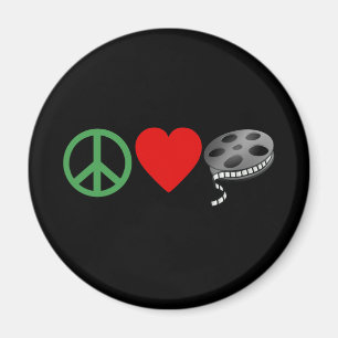 Peace Love Films Magneet