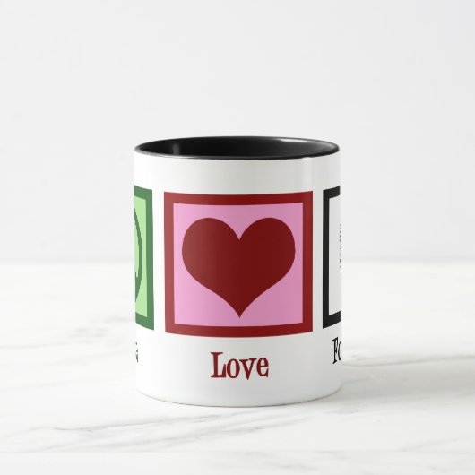 Peace Love Forensics Mok (Midden)