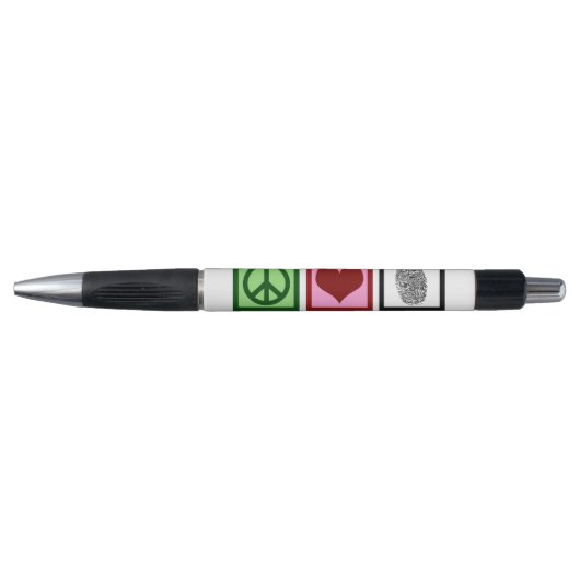 Peace Love Forensics Pen (Voorkant)