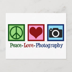 Peace Love Fotografie Briefkaart