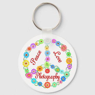 Peace Love Fotografie Sleutelhanger