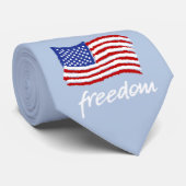 Peace, Love, Freedom Stropdas (Opgerold)