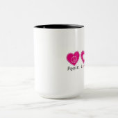 Peace Love friends Mug (Centre)