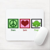 Peace Love Frogs Muismat (Met muis)