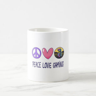 Peace Love Gaming Koffiemok