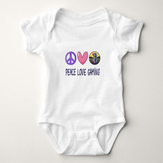Peace Love Gaming Romper (Voorkant)