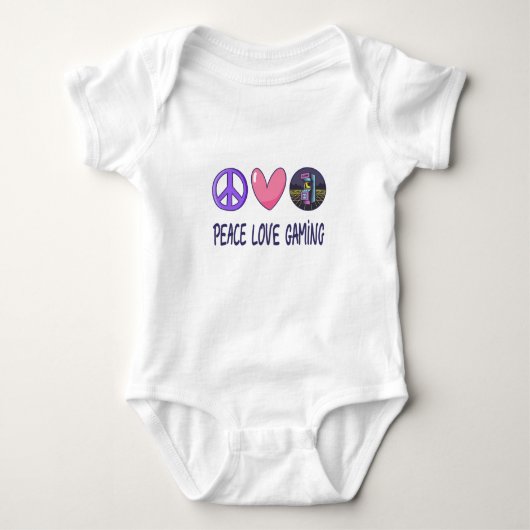 Peace Love Gaming Romper (Voorkant)