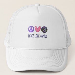 Peace Love Gaming Trucker Pet