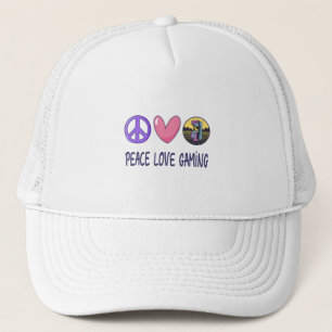 Peace Love Gaming Trucker Pet