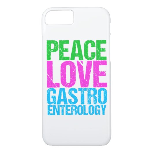 Peace Love Gastroenterology Case-Mate iPhone Case (Achterkant)