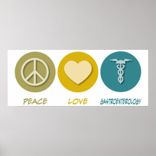 Peace Love Gastroenterology Poster