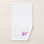 Peace Love Gnome | Belle Sublimation Pastel de Pâq (Serviette à main)