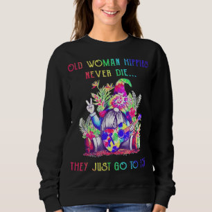 Peace Love Gnome Hippie Gnomes Gitaar Muziek Decor Trui