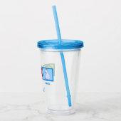 Peace Love Goats Acryl Drinkbeker (Links)