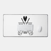 PEACE LOVE GOLF BUREAUMAT (Keyboard & Muis)