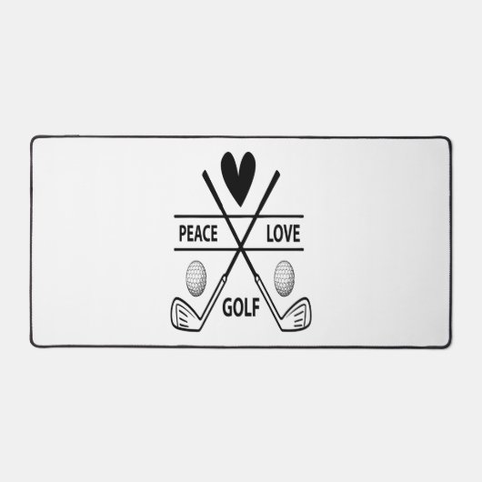 PEACE LOVE GOLF BUREAUMAT (Voorkant)
