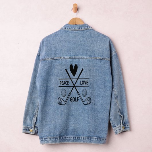PEACE LOVE GOLF DENIM JACKET (Hangar)