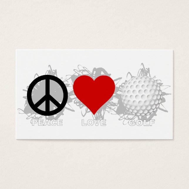 Peace Love Golf Emblem (Devant)