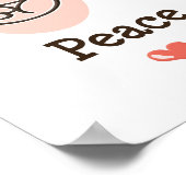 Peace Love Golf Poster (Hoek)