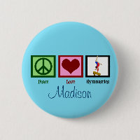 Peace Love Gymnastics Custom Cute