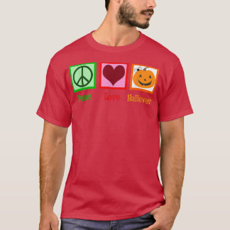 Peace Love Halloween T-shirt
